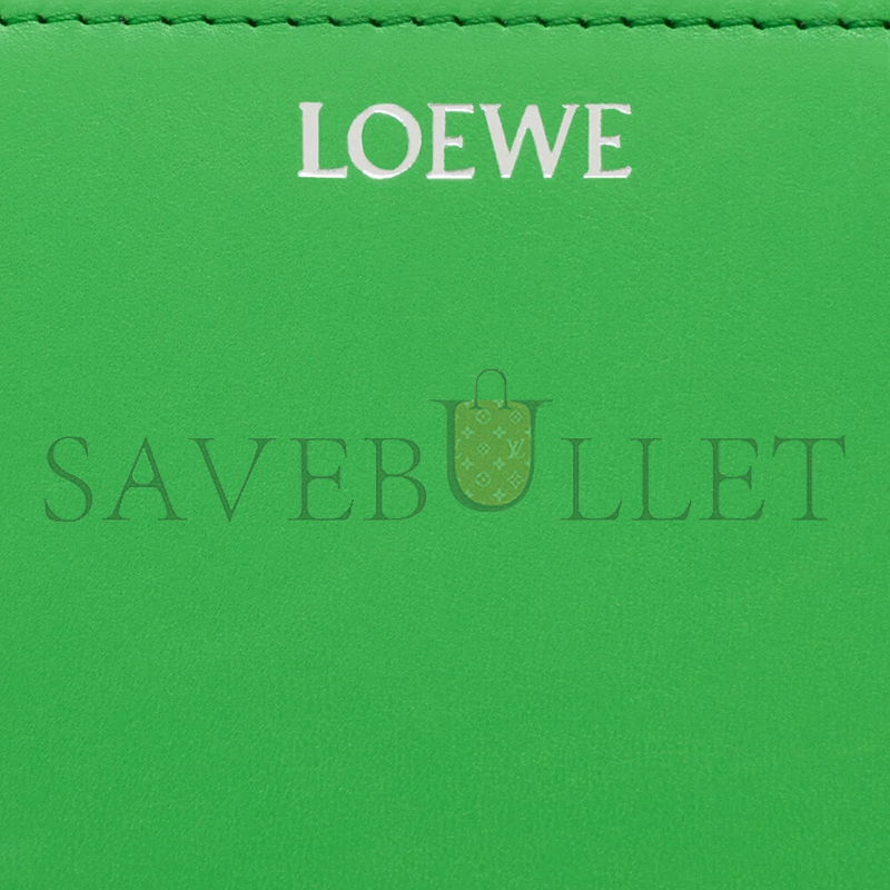 LOEWE KNOT COMPACT WALLET IN SHINY NAPPA CALFSKIN CEM1NCWX01 (11.4*8.5*3cm)